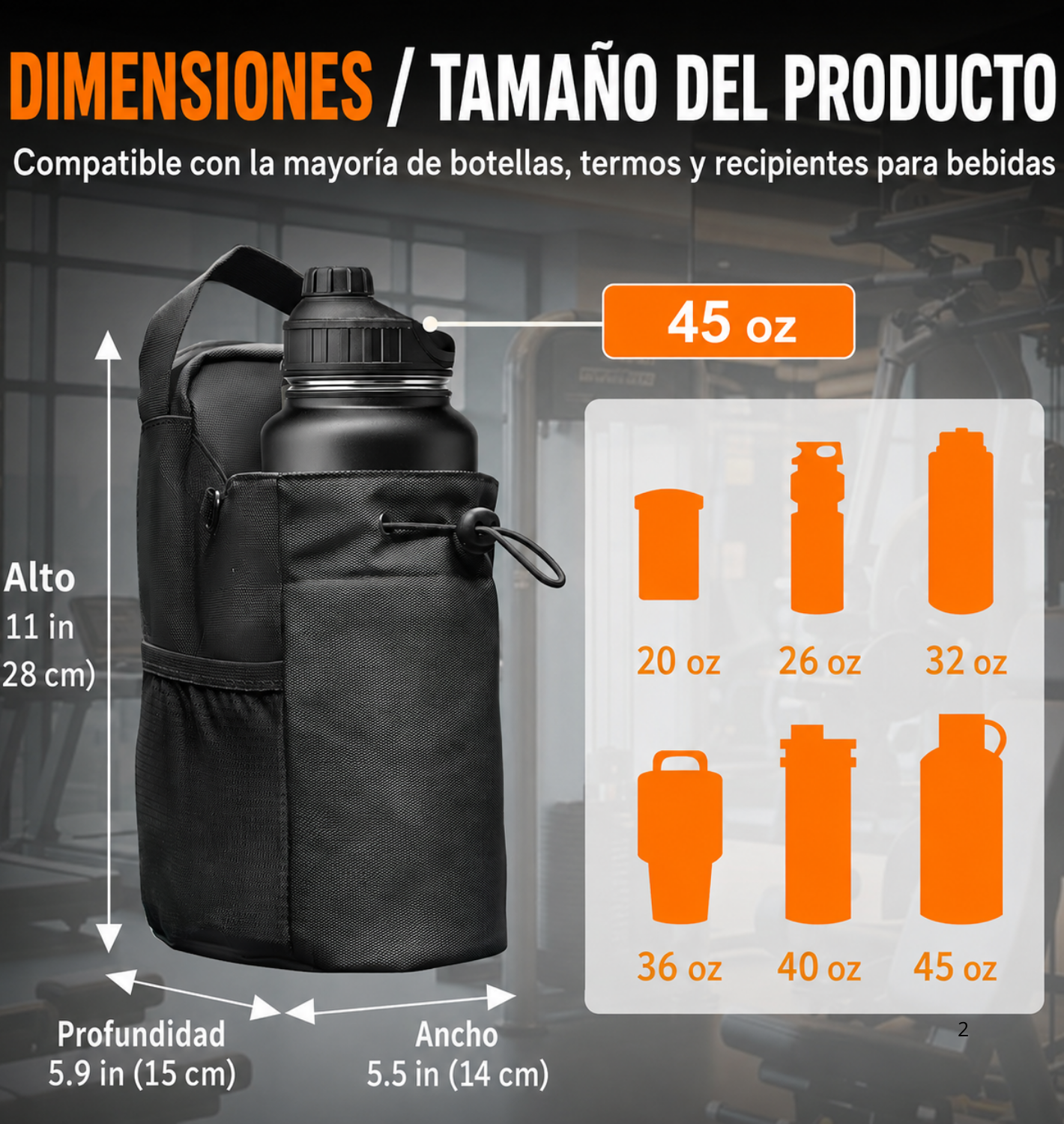 Bolsa Magnética para el Gym